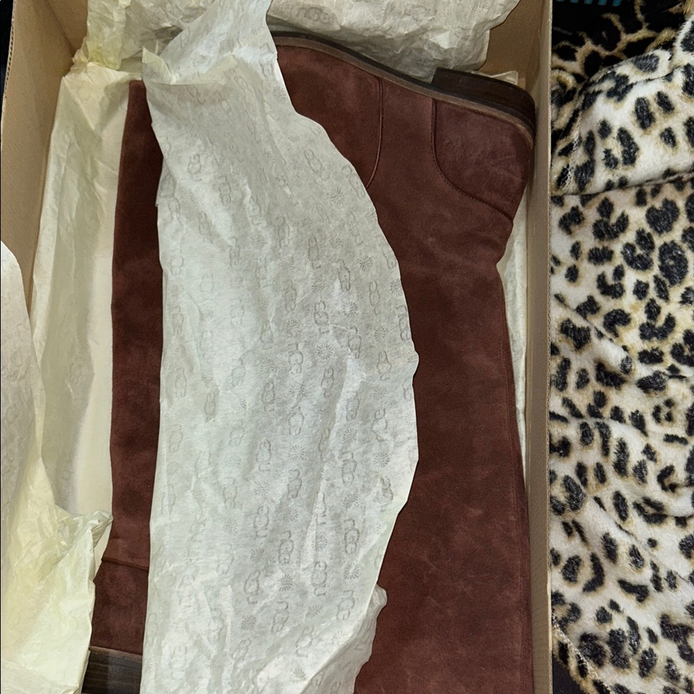 UGG Daley Brown Suede. Boots With Dust-bag in Box. - Picture 11 of 15